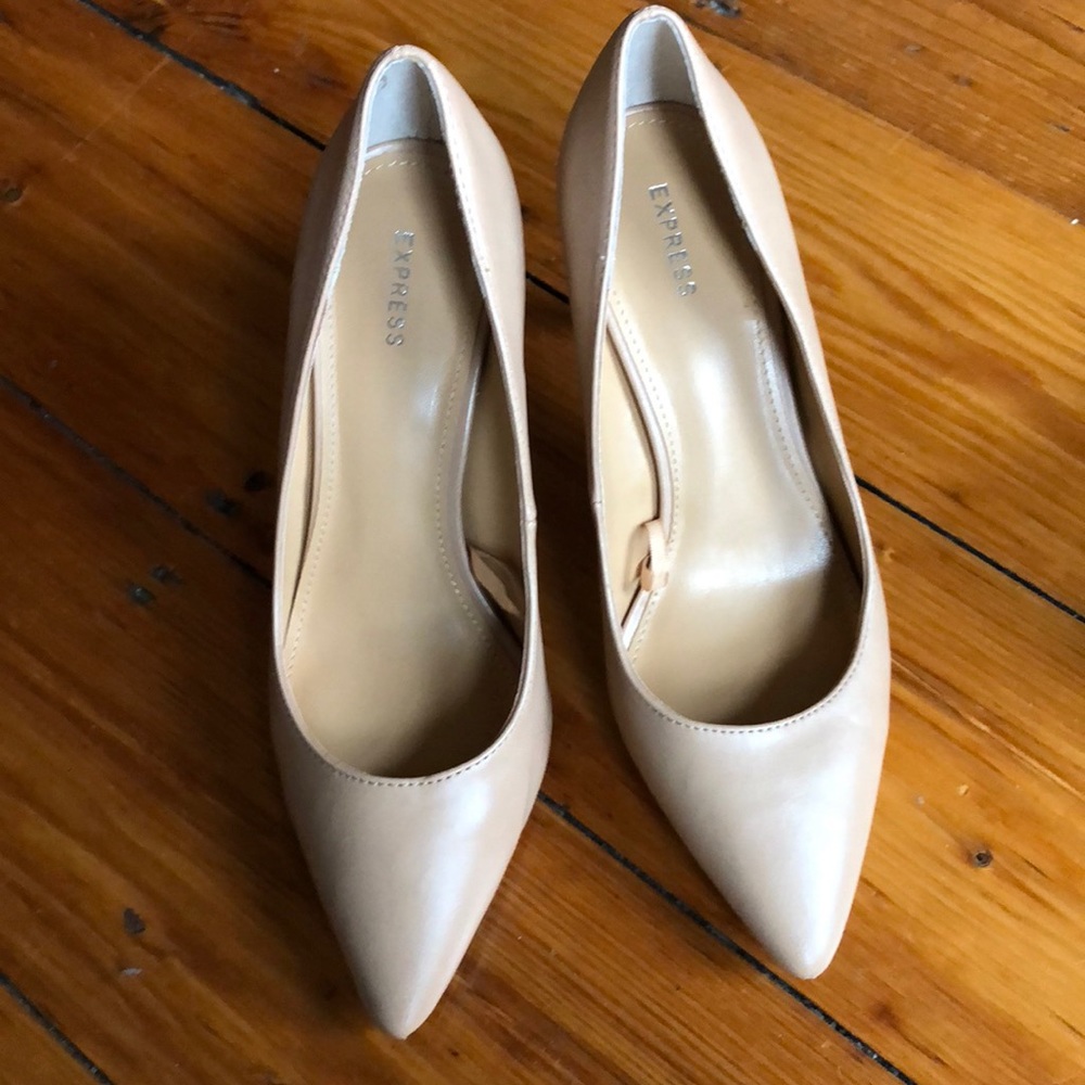 Express Nude Heels Size 8